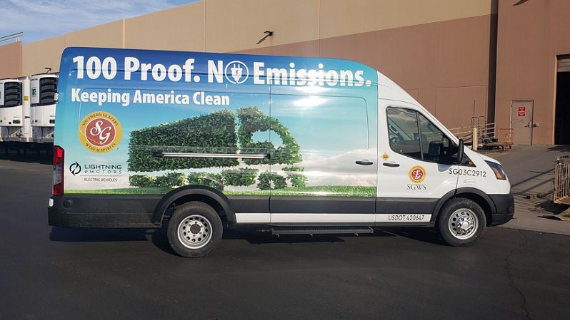 Southern Glazer's electric delivery vehicle.